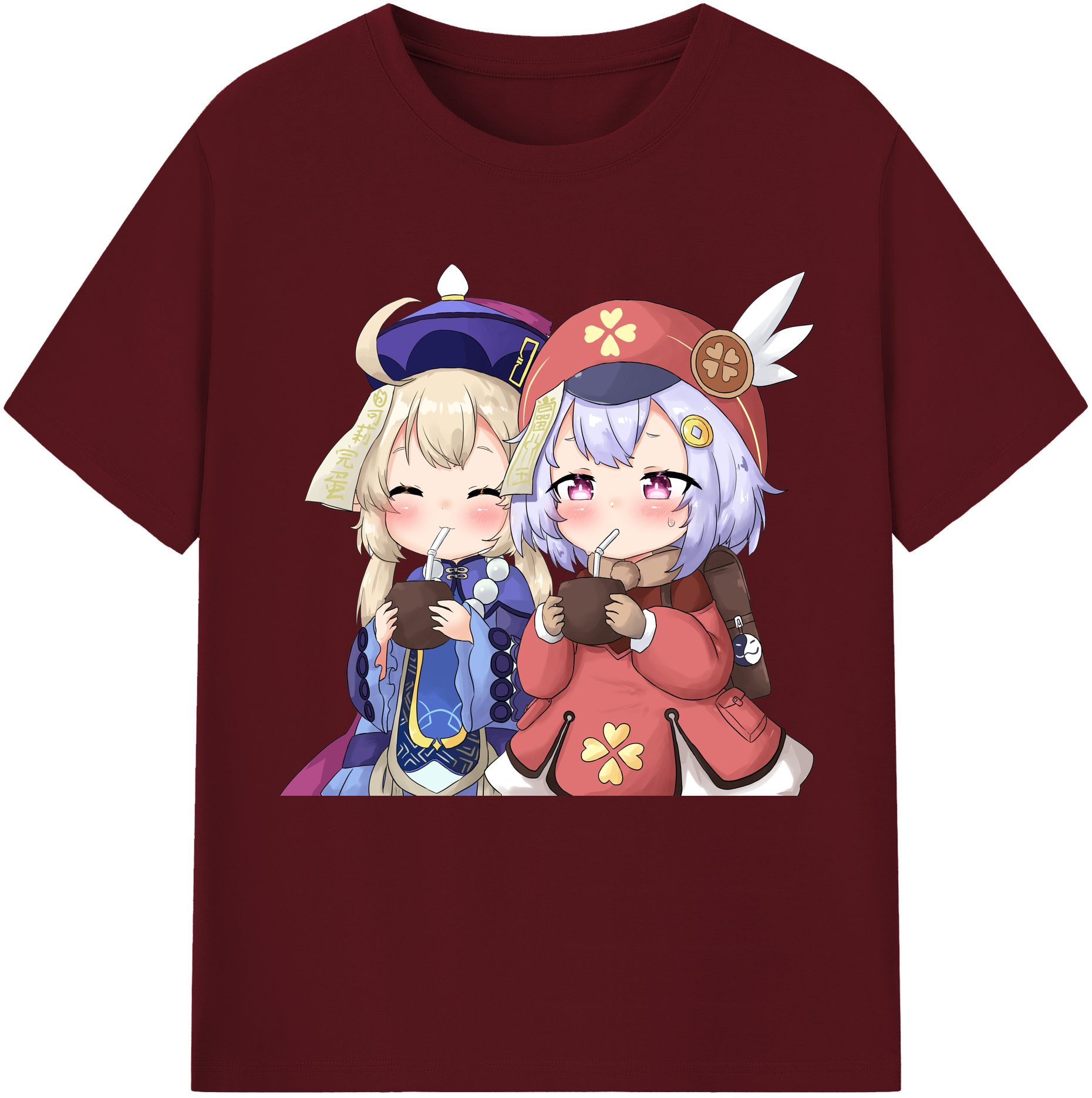 げんし神 七七 なな  genshin Nana 綿100％半袖Tシャツ（フロントプリント）